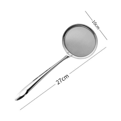 Stainless Steel Fine Mesh Skimmer Spoon  Fat Grease And Foam Strainer For Soups And Cooking 7