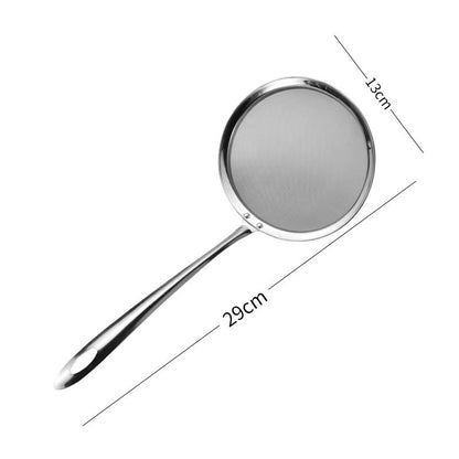 Stainless Steel Fine Mesh Skimmer Spoon  Fat Grease And Foam Strainer For Soups And Cooking 8