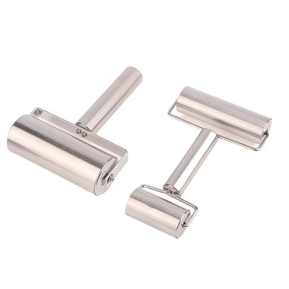 Stainless Steel Double Head Rolling Pin Non Stick Dough Roller For Pastry Pizza Noodles And Baking 3