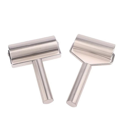 Stainless Steel Double Head Rolling Pin Non Stick Dough Roller For Pastry Pizza Noodles And Baking 5