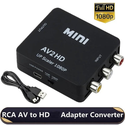RCA AV to HDMI Converter 1080P Video Adapter with Audio Support