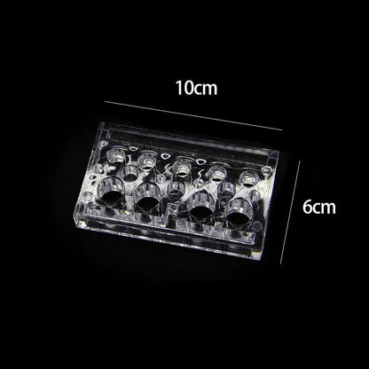 Acrylic Tattoo Ink Cup Stand Holder  Permanent Makeup  Microblading Pigment Organizer 10