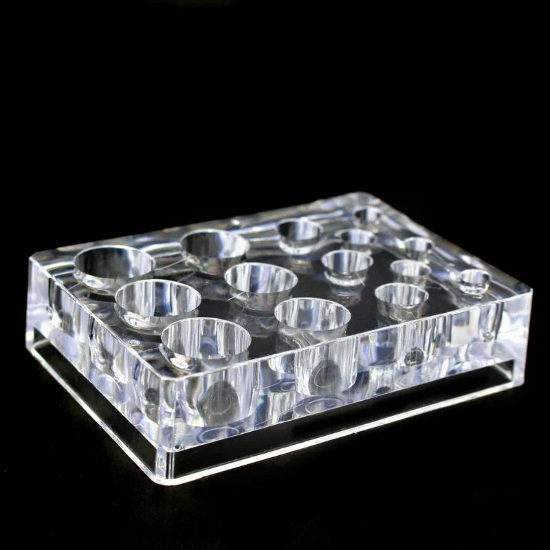 Acrylic Tattoo Ink Cup Stand Holder  Permanent Makeup  Microblading Pigment Organizer 11