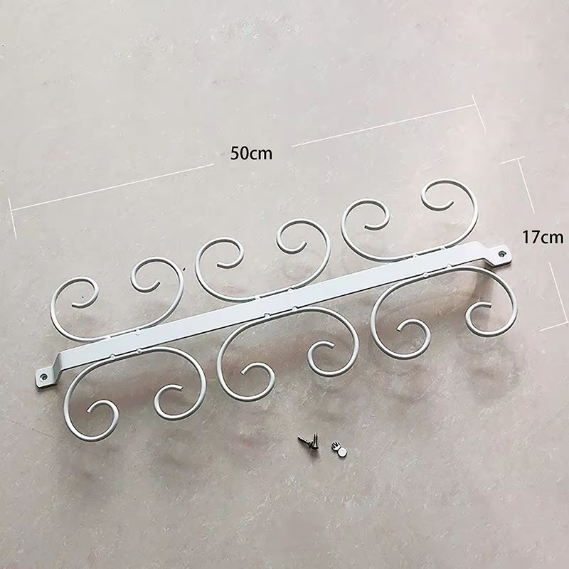 Metal Wine Glass Rack 4812 Cup Stemware Hanging Holder For Cabinets Bars Kitchens 9