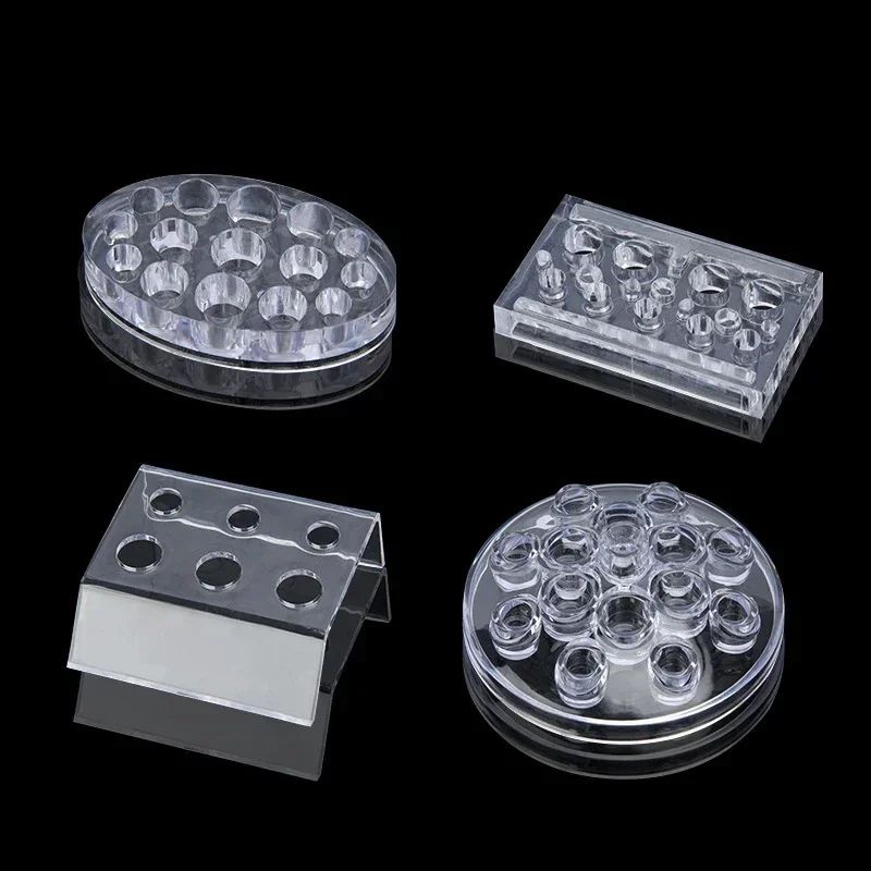 Acrylic Tattoo Ink Cup Stand Holder – Permanent Makeup & Microblading Pigment Organizer