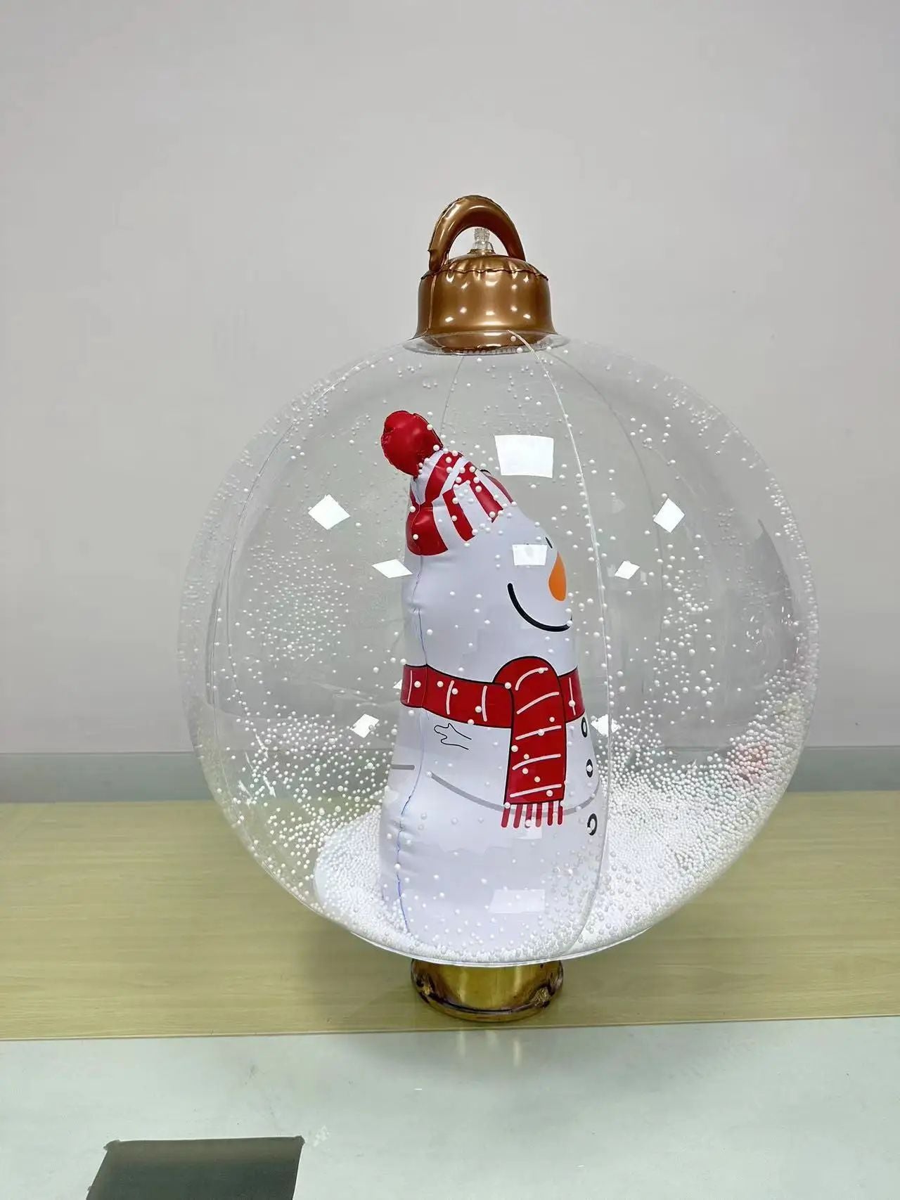 Outdoor Christmas Inflatable Decor Ball  60cm Giant PVC Ornament For Holiday Decor 5