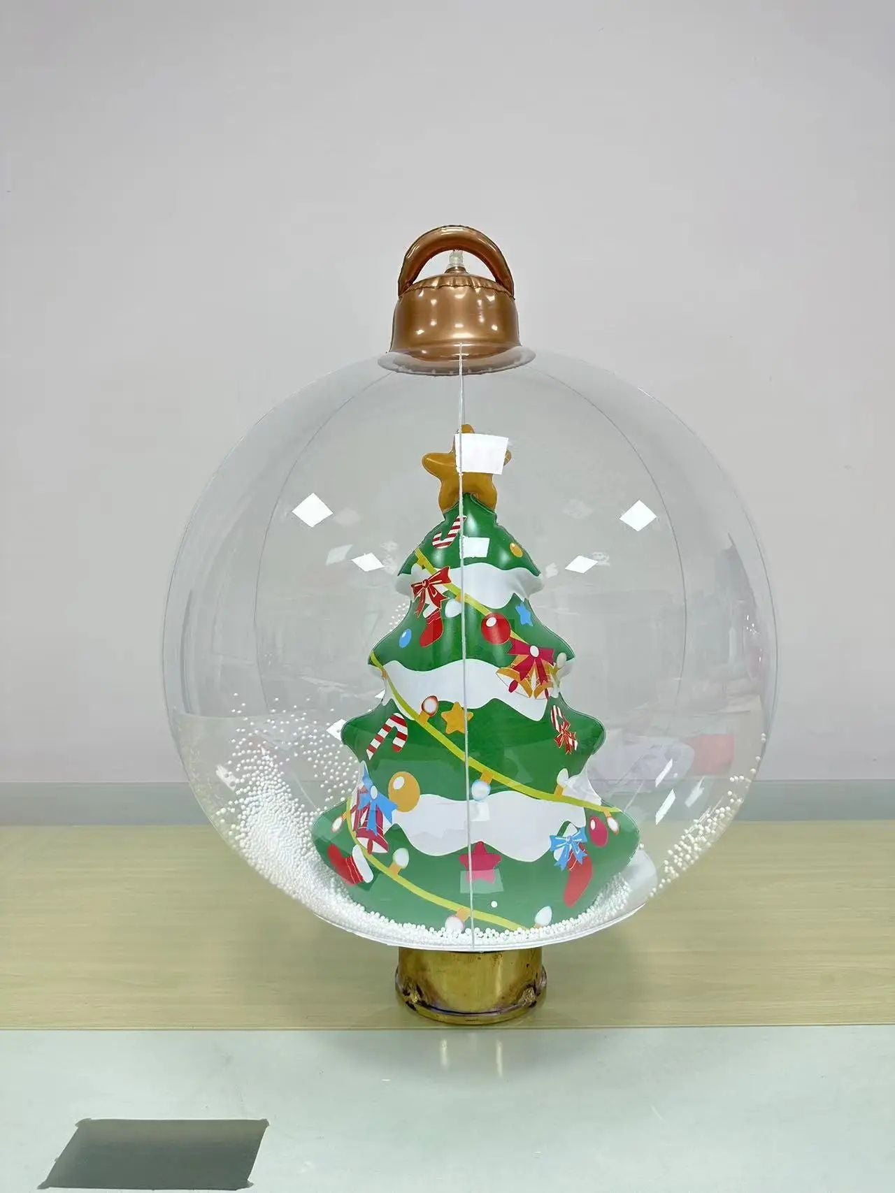 Outdoor Christmas Inflatable Decor Ball  60cm Giant PVC Ornament For Holiday Decor 7