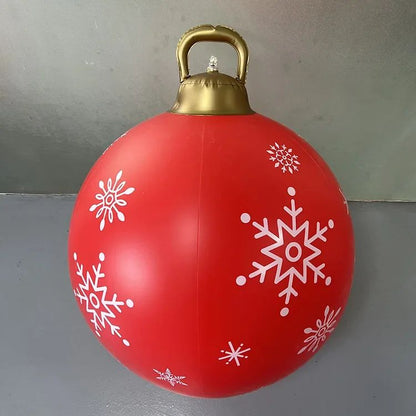 Outdoor Christmas Inflatable Decor Ball  60cm Giant PVC Ornament For Holiday Decor 20
