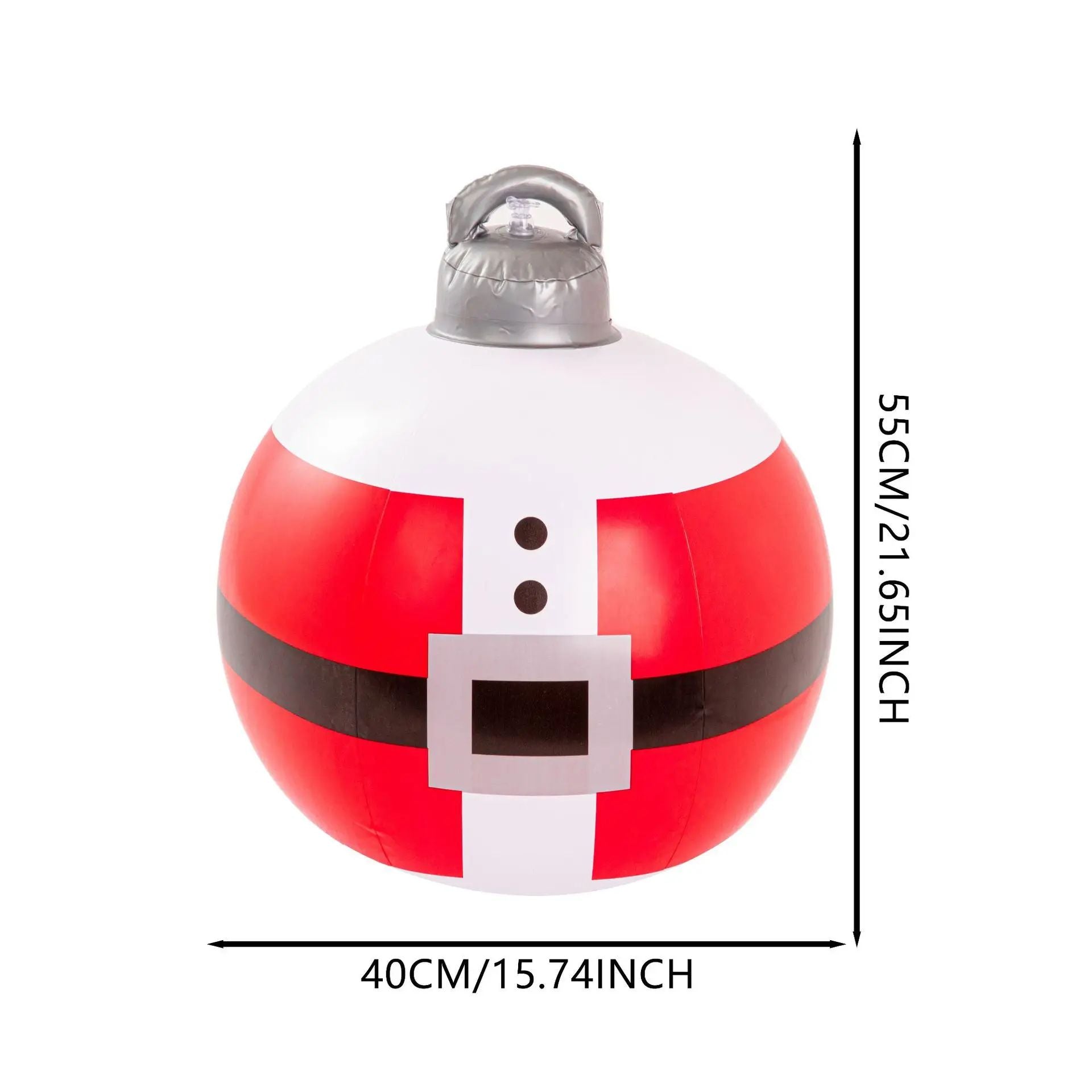 40cm Inflatable Christmas Ball  PVC BlowUp Ornament For Outdoor  Indoor Decor 6