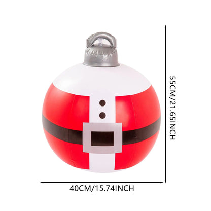 40cm Inflatable Christmas Ball  PVC BlowUp Ornament For Outdoor  Indoor Decor 6