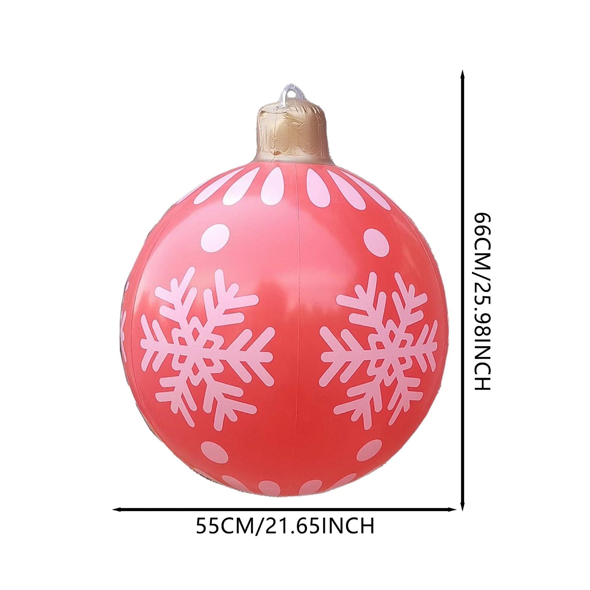 40cm Inflatable Christmas Ball  PVC BlowUp Ornament For Outdoor  Indoor Decor 10