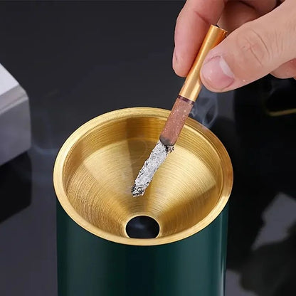 Smokeless SpillProof Stainless Steel Ashtray 2