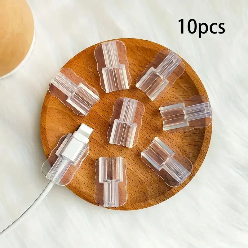 ClearGuard 10Pack Cable Protection Sleeves  Durable AntiBreak Charging Cord Protectors For Apple  A 5
