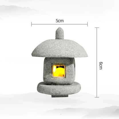 Pagoda Lantern Garden Statue  Zen Landscape Decor For Yard Bonsai  Aquariums 6