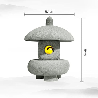 Pagoda Lantern Garden Statue  Zen Landscape Decor For Yard Bonsai  Aquariums 7