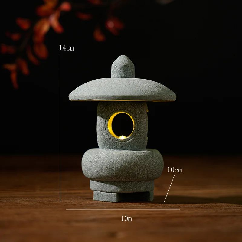 Pagoda Lantern Garden Statue  Zen Landscape Decor For Yard Bonsai  Aquariums 8