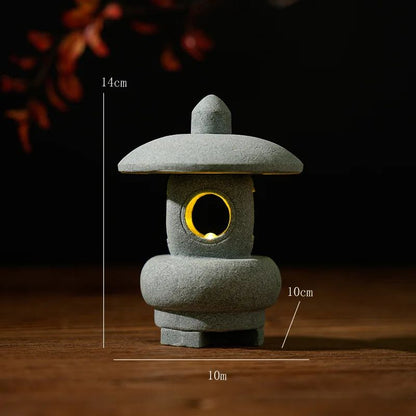 Pagoda Lantern Garden Statue  Zen Landscape Decor For Yard Bonsai  Aquariums 8