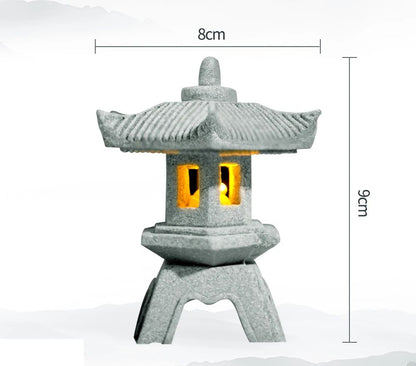 Pagoda Lantern Garden Statue  Zen Landscape Decor For Yard Bonsai  Aquariums 10
