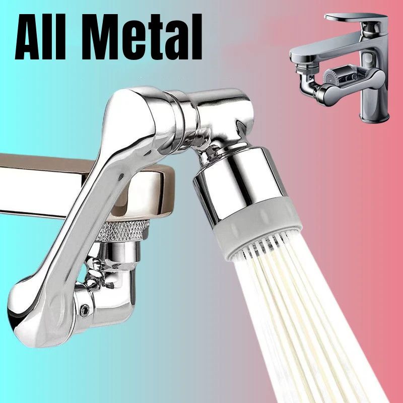 1080° Rotating Kitchen & Bathroom Faucet Sprayer Head - Universal 22/24 mm Aerator Nozzle