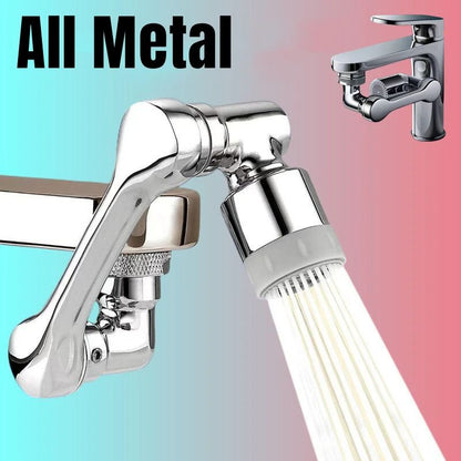 1080° Rotating Kitchen & Bathroom Faucet Sprayer Head - Universal 22/24 mm Aerator Nozzle