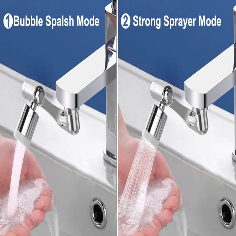1080 Rotating Kitchen  Bathroom Faucet Sprayer Head  Universal 2224 Mm Aerator Nozzle 3