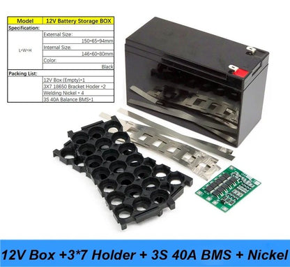 Battery Storage Box 12V 7Ah To 20Ah With 3S BMS For Lead Acid Replacement 5