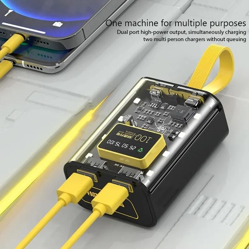 18650 Power Bank Case With Dual USB Output And Night Light DIY Battery Storage Box 4
