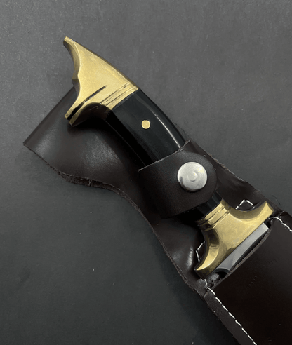 buynow handmade wolf handle outdoor knife