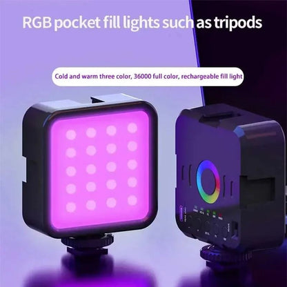 Mini RGB Adjustable LED Fill Light Portable Selfie And Photography Light 1