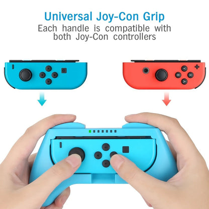 Joycon Grip Controller Set for Switch Gaming 2 Piece Accessory Pack
