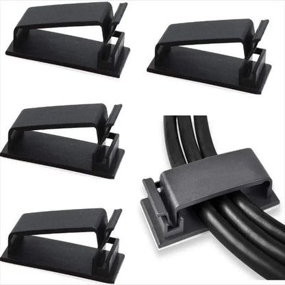 Cable Fixing Clip Wire Sorting Buckle Organizer Set 10 Piece