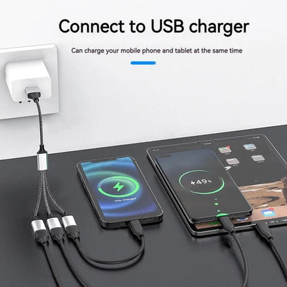 4 In 1 USB Splitter Cable USB 20 Power Extender 1 To 4 Adapter Hub 2