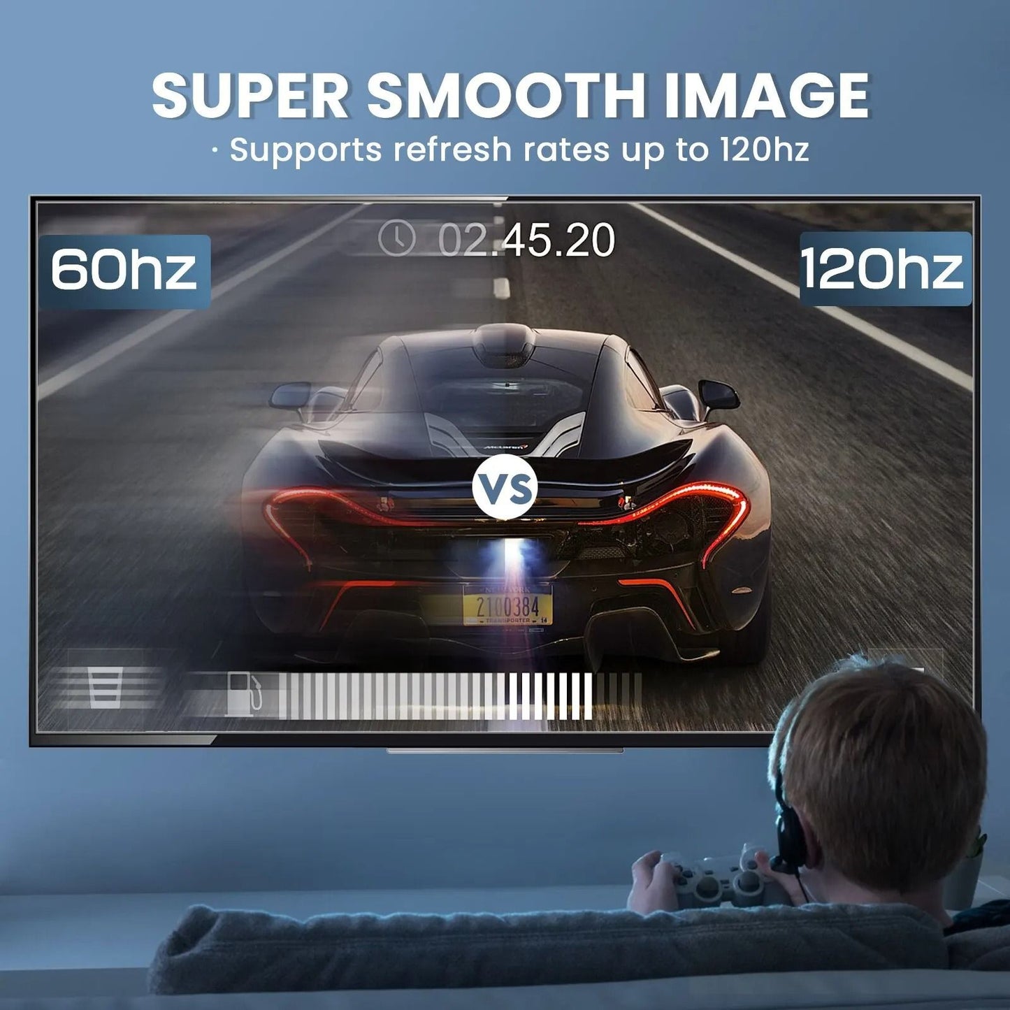 HDMI 21 Cable 8K 60Hz 4K 120Hz Ultra High Speed 48Gbps Video Cord 4
