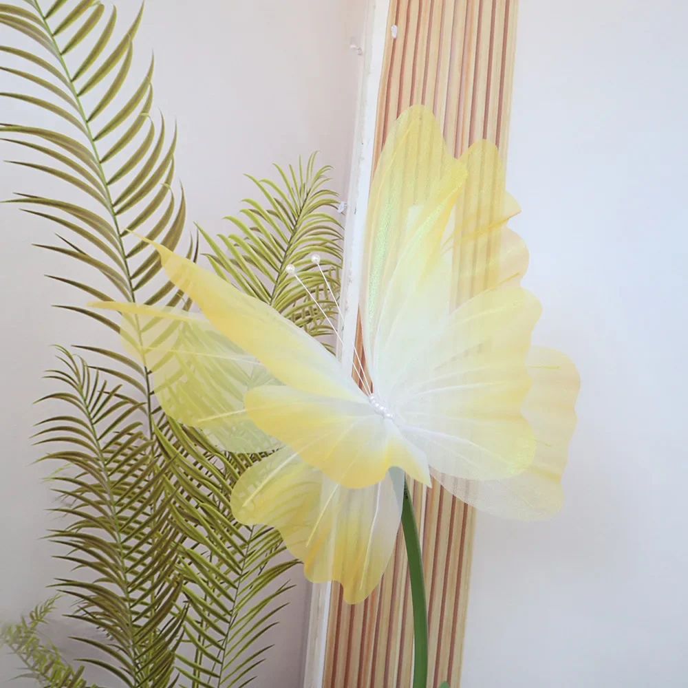 50cm 3D Simulation Butterfly  Large Hanging Gauze Decoration For Weddings Festivals  Outdoor Displa 22