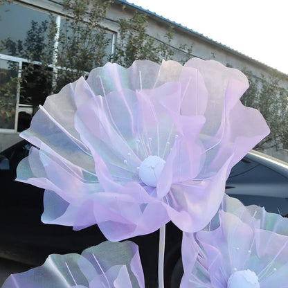 50cm 3D Simulation Butterfly  Large Hanging Gauze Decoration For Weddings Festivals  Outdoor Displa 8