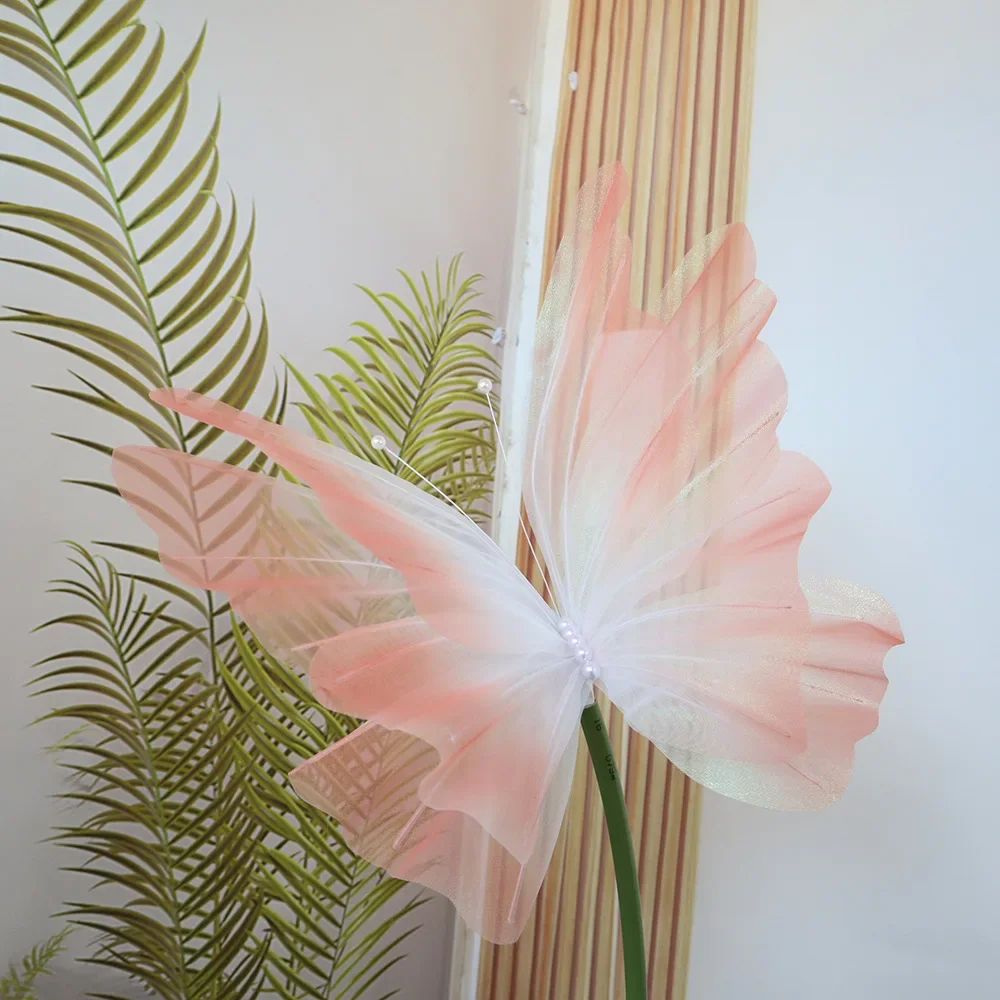 50cm 3D Simulation Butterfly  Large Hanging Gauze Decoration For Weddings Festivals  Outdoor Displa 10
