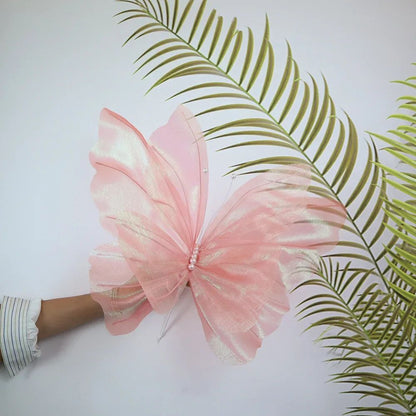 50cm 3D Simulation Butterfly  Large Hanging Gauze Decoration For Weddings Festivals  Outdoor Displa 24