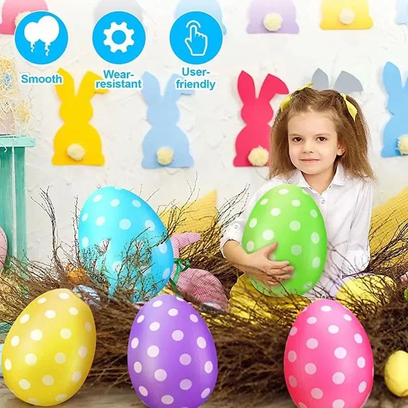 16Inch Giant Easter Egg Inflatable Ornament  Outdoor PVC Garden Decoration 2
