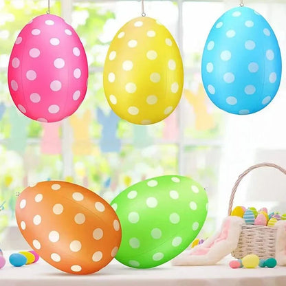 16Inch Giant Easter Egg Inflatable Ornament  Outdoor PVC Garden Decoration 4
