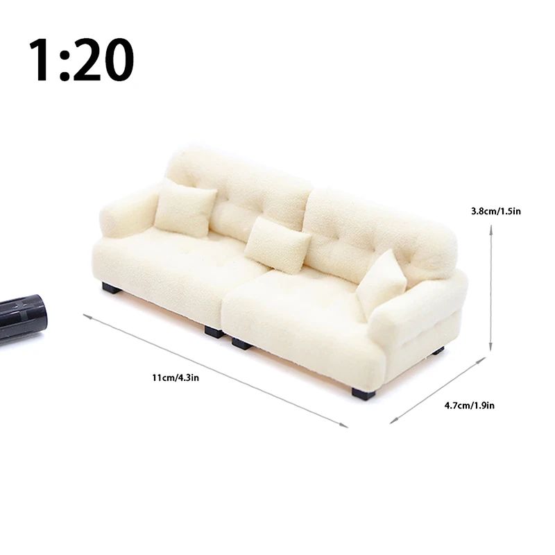 Miniature Living Room Sofa Toy For Dollhouse Accessories 10