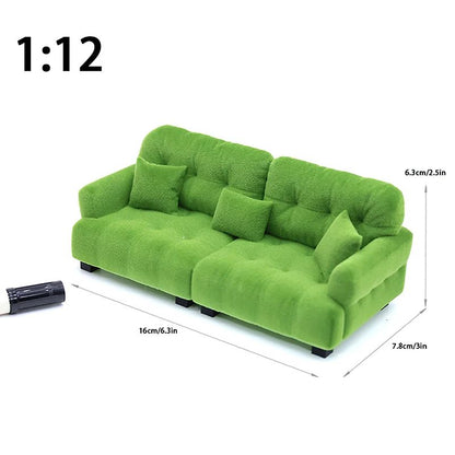 Miniature Living Room Sofa Toy For Dollhouse Accessories 5
