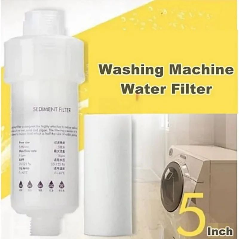 Superior 5Inch PreFilter Cartridge For Washing Machine  Water Filter  Sediment Purifier 3