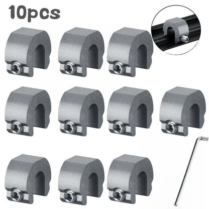 SecureGlide Aluminum Sliding Window  Door Stopper 3510 Pcs  AntiTheft  Child Safety Lock 16