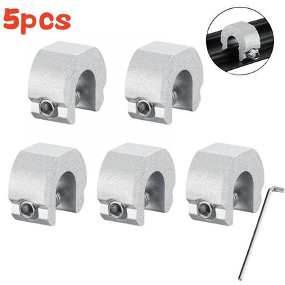 SecureGlide Aluminum Sliding Window  Door Stopper 3510 Pcs  AntiTheft  Child Safety Lock 12