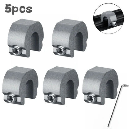 SecureGlide Aluminum Sliding Window  Door Stopper 3510 Pcs  AntiTheft  Child Safety Lock 13