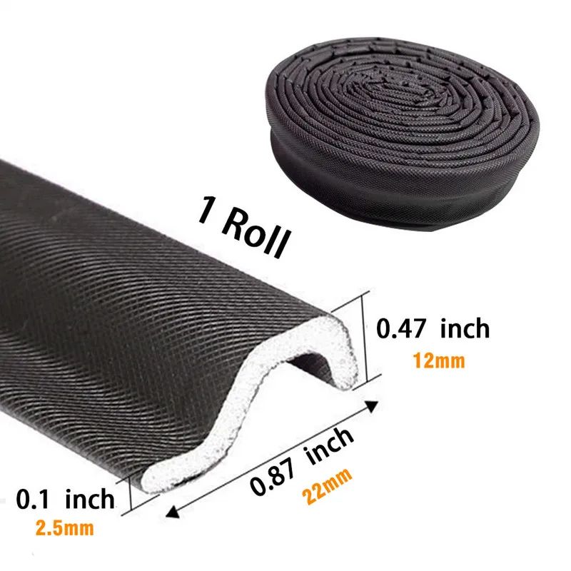 Premium Acoustic Foam Window  Door Seal Strip  SelfAdhesive Weather Stripping Tape 2