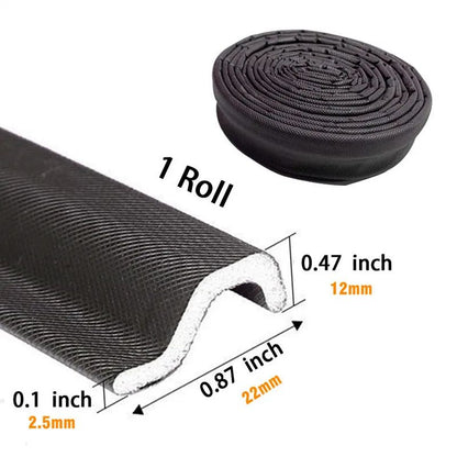 Premium Acoustic Foam Window  Door Seal Strip  SelfAdhesive Weather Stripping Tape 2