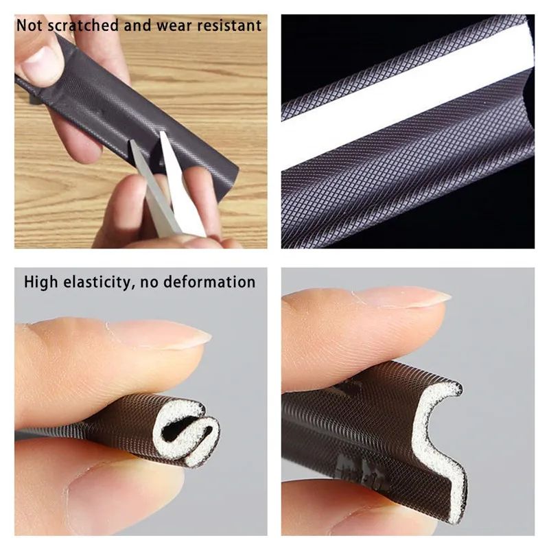 Premium Acoustic Foam Window  Door Seal Strip  SelfAdhesive Weather Stripping Tape 5