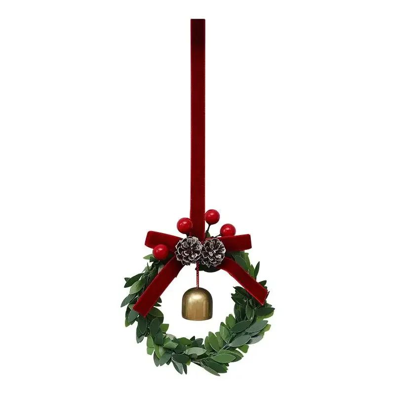 Mini 1 12 Dollhouse Christmas Wreath And Garland Decoration 3