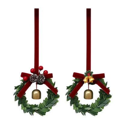 Mini 1 12 Dollhouse Christmas Wreath And Garland Decoration 4